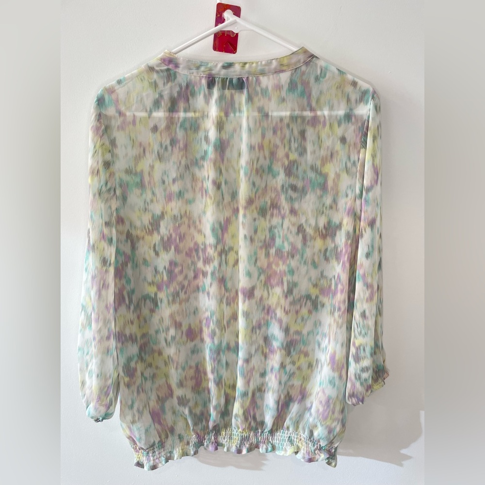 A.n.a 3/4 Sleeve Pastel colored Blouse- size xl(p) - Picture 5 of 11
